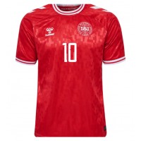 Camiseta Dinamarca Christian Eriksen #10 Primera Equipación Eurocopa 2024 manga corta